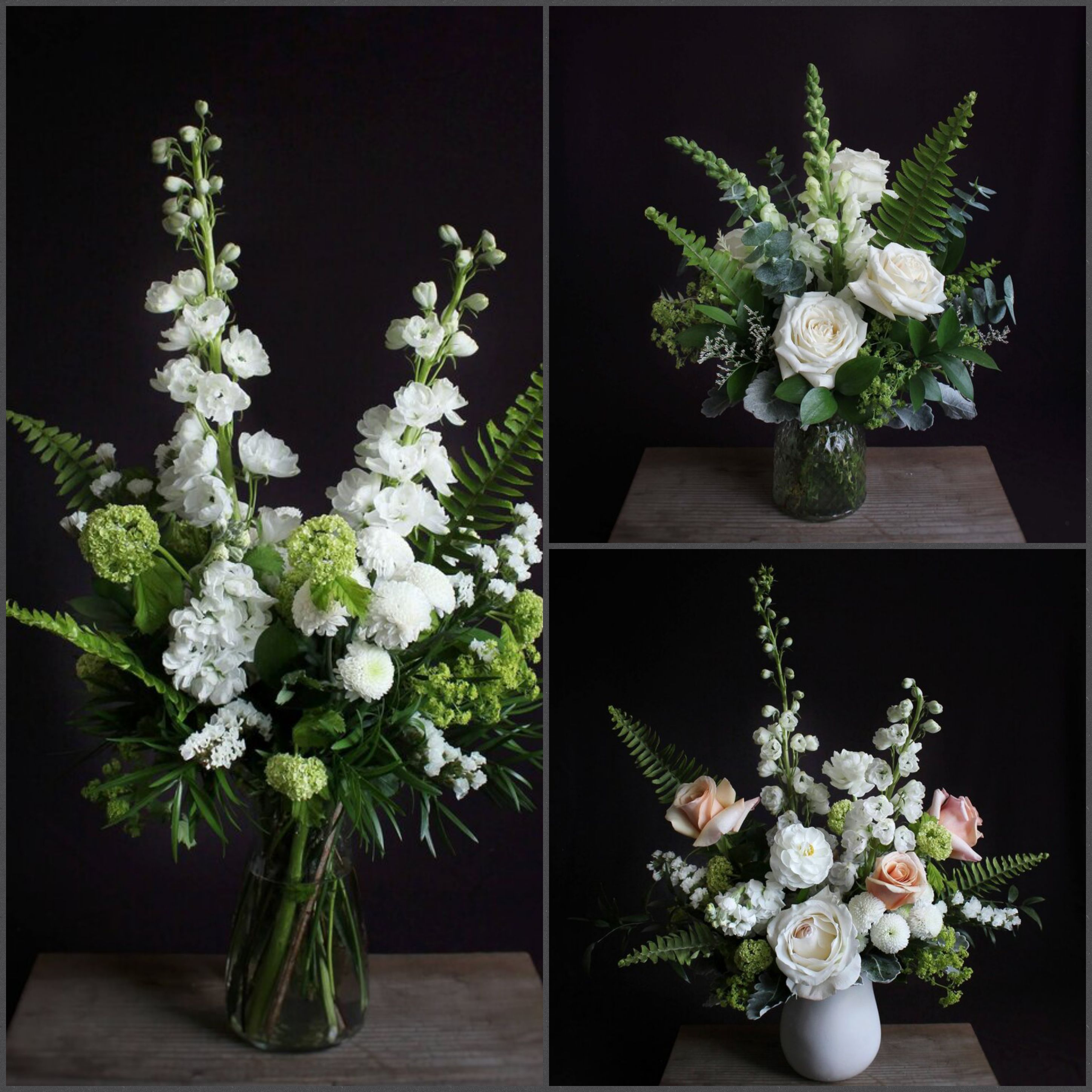 D & M Designer Choice Vase whites