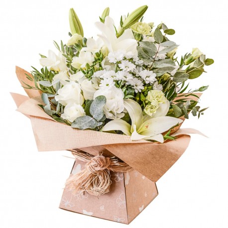 Evelyn White Flower gift Box
